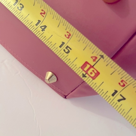 Samantha Brown Nylon Carry On Bag Black Croc Embossed Leather Handles tr… - Picture 3 of 11